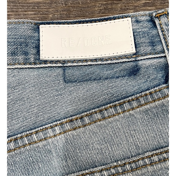 NEW RE/DONE 90's Low Slung Denim Shorts Size 30 - Picture 4 of 10